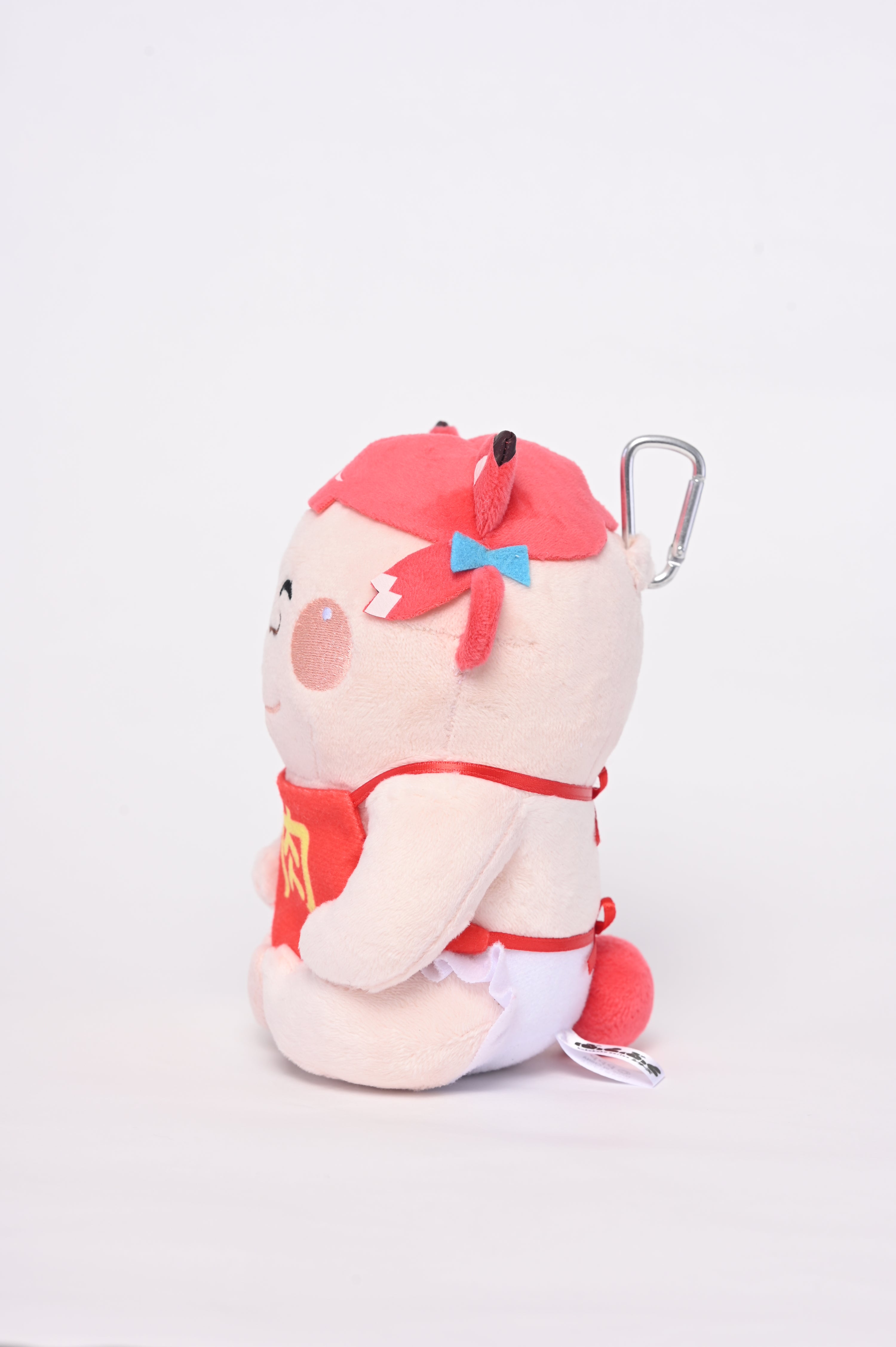 デブかるびカラビナ付きぬいぐるみ(小)肉太郎ver.